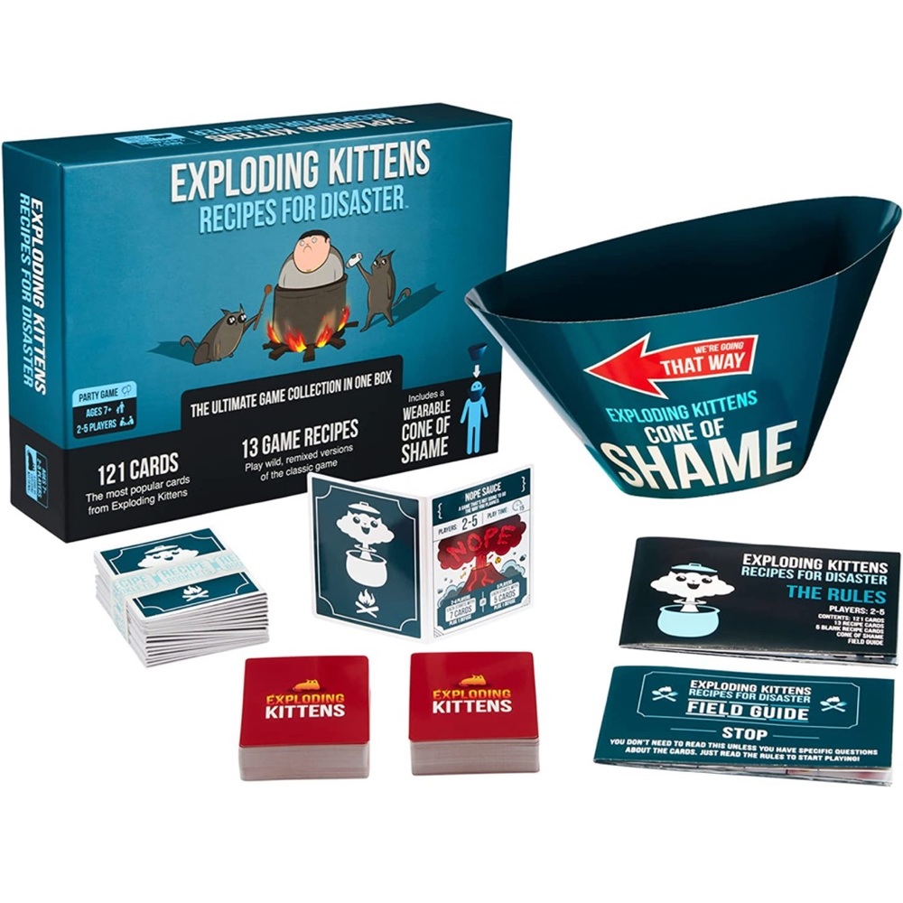 Exploding Kittens - Recipes for Disaster Deluxe Game. New in box.